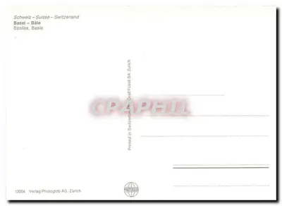 Basel — Szwajcaria — wydawca Photoglob AG Zurich, nr 13004 — Rewers