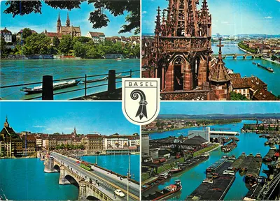 Basel — vista panorâmica — Gastliches Basel, n°702