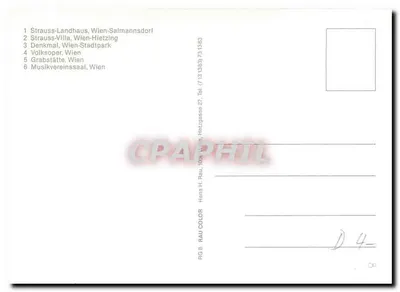 Johann Strauss — Rei dos Valses — editor Hans H. Rau, n° 8 — Verso