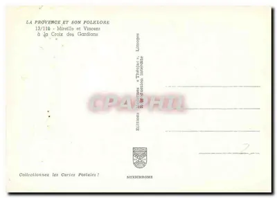 Mireille i Vincent — przy Krzyżu Gardian — Wydawnictwo Théégias — Rewers