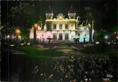 Monte-Carlo — O Casino à noite — Edições Bella, NICE