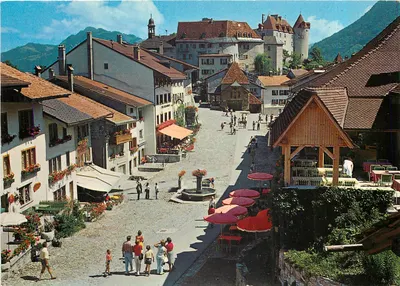 Gruyères e seu castelo — Edição Perrochet S.A. n° 6281