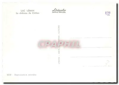 Zamek Chillon — Jezioro Leman — Liidascolor, Genewa — Rewers