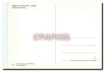 Abbatia Fontaine-André — Neuchâtel — Air-Color S.A. 2009 — Rewers
