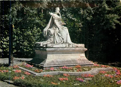 Estátua da Imperatriz Elisabeth da Áustria — Territet-Montreux — Edições Jaeger Genebra