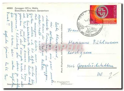 Zeneggen — 46960 — Foto Klopfenstein, Adelboden — Rewers