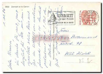 Matterhorn — Zermatt — Wydawnictwo Perrochet — Rewers