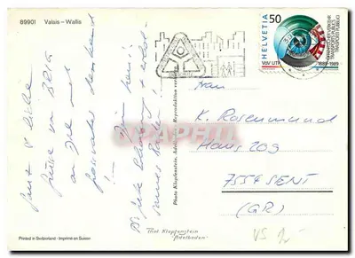 Valais-Wallis — krajobrazy i tradycje — Thot Klopfenstein, n° 89901 — Rewers