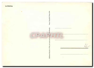 La Brévìne — widok panoramiczny — Editions Nicolet & Fils, La Chaux-de-Fonds SA — Rewers