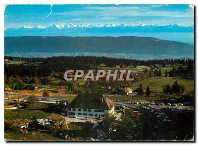 Hotel e Passo da Vista das Alpes — Alt. 1288 m — Alpes Bernoises — Edição Deriaz-Baumann