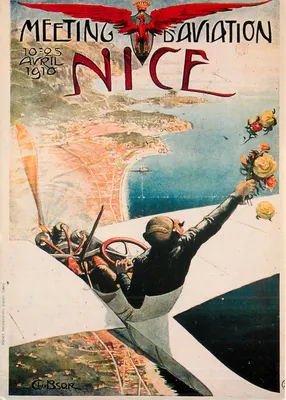 Encontro de Aviação em Nice — 10-25 Abril 1910 — Ch. Bsor