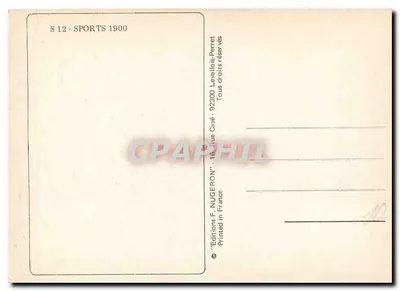 Encontro de Aviação de Nice — 10-25 Abril 1910 — Ilustração por Cl. Bsor — Verso