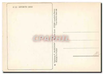 Encontro de Aviação Nice — 10-25 Abril 1910 — Chez B. Sor — Verso