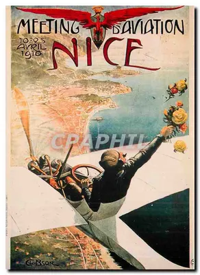 Encontro de Aviação de Nice — 10-25 Abril 1910 — Cl. BSAR