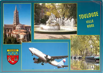 Toulouse Ville Rose — editor S.A. APA-POUX - ALBI, número de série não visível