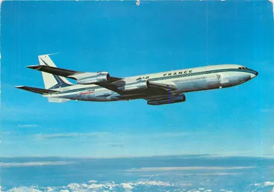 Air France Boeing 707 Intercontinental — L.V.O. Paris-Evian