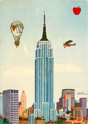 Vista do Empire State Building — Nova York — editor Apple Prints