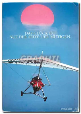 Glider em voo — Sol rosa — GRAFICA 2000 1.36