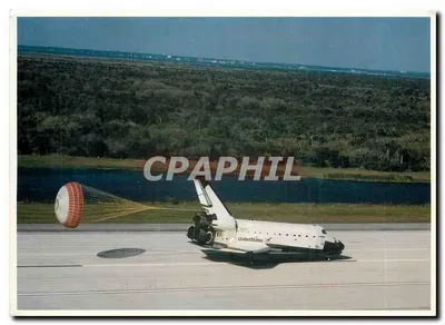Shuttle Columbia — desdobramento do paraquedas de frenagem — NASA