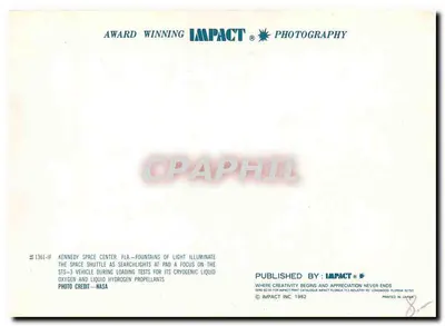 Kennedy Space Center — Statek kosmiczny STS-3 na platformie startowej — Impact Inc. n°1361-IF — Rewers