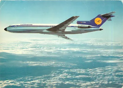Lufthansa Boeing 727 — Europa Jet — editor Lufthansa, número de série não visível