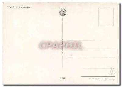 Fiat G.91 R — decolagem — Royalcolor Milano n° R 255 — Verso