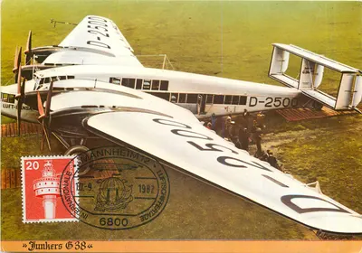 Junkers G 38 — Aviação histórica — Michel & Co., Frankfurt / M., n° 4909
