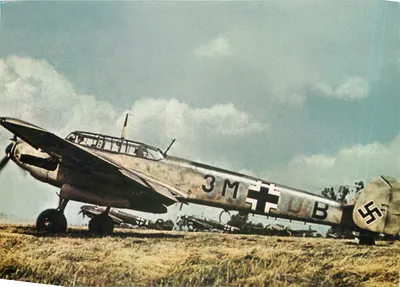 Messerschmitt Bf 110 C-2 — avião de caça alemão — editor REVI, n°27002