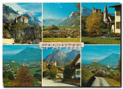 Lugares e paisagens do Liechtenstein — Gruss aus Liechtenstein — editor BALZERS