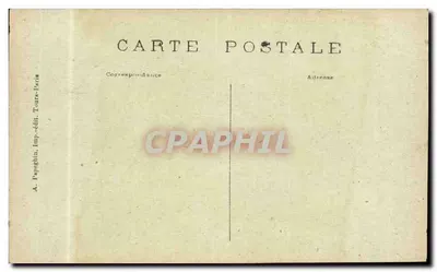 Saumur (M.-et-L.) — Hôtel-de-Ville — styl gotycki z XVI wieku, odrestaurowany w XIX wieku (strona północna) — Rewers