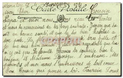 Avranches — O Hotel de Ville — LL — Verso