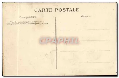 Bricquebec - La Trappe — A Normandia — Bilhete postal antigo — Verso