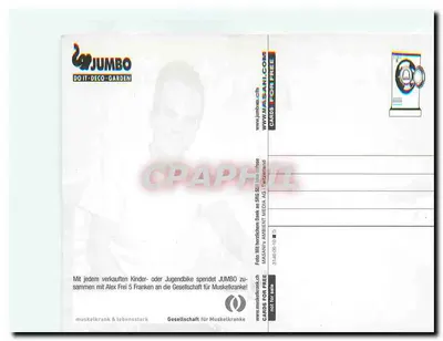 Dziecko-fan piłki nożnej i prezentator — JUMBO DO IT · DECO · GARDEN — seria 31440-DS-10 — Rewers