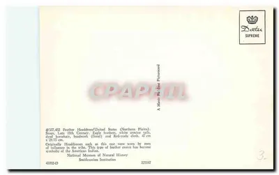Cabeleira (Planícies do Norte) — Fim do século XVIII — Doster Supreme — Verso