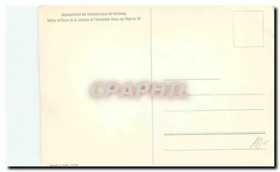 Juventude em acampamento de inverno — Jugendlager — M. Jaton — Verso