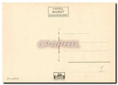Castelo de Munot — Schaffhausen — editor foto Gross — Verso