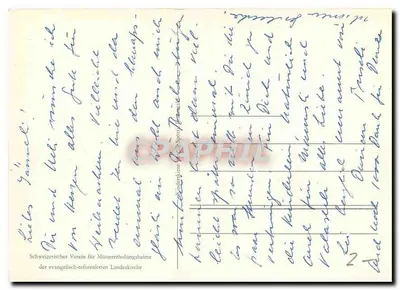 Dziecko w naturze — ptak i koszyk — Schweizerischer Verein für Muttererholungsheime — Rewers