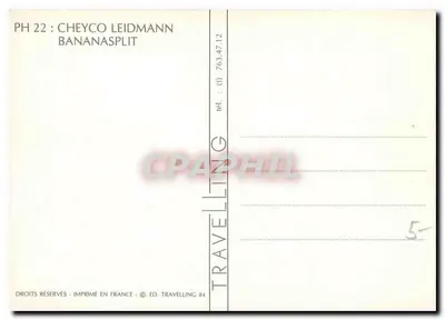 Kobieta w kąpielowym stroju — reklama Pepsi-Cola — Wyd. Travelling 84 — Rewers