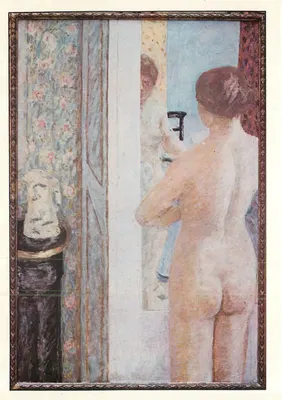 Nua diante do espelho — Pierre Bonnard — Pariser Schule