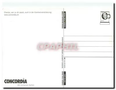 Para w kąpielowym — reklama Concordia — wydawca Concordia, numer seryjny 3006-06-04 D — Rewers