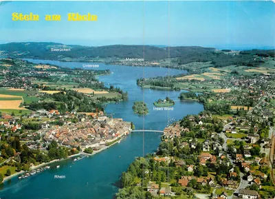 Stein am Rhein — vista aérea — editor Nr. 3308