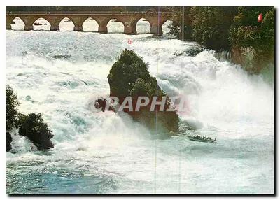 Rheinfall — queda do rio Reno — Foto E. Baumann, Winterthur