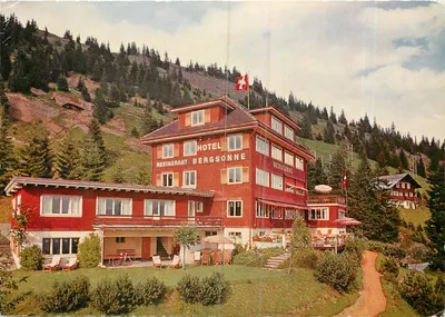 Hôtel-Restaurant Bergsonne — Rigi-Kaltbad — editor Color-Photo u. Verlag, Bürzi, Vitznau