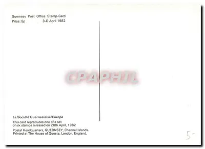 Dragonfly — Entomologia — Guernsey Post Office — Rewers