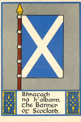 Bhratàch na h'Albann — Bandeira nacional da Escócia — The Celic Art Society, P.C. 101