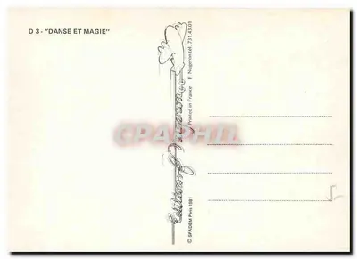 Folies Bergère — Balé-Pantomima 'Fleur de Lótus' — Editor F. Nugeron, série D 3 — Verso