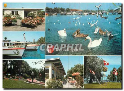Kreuzlingen — vista panorâmica — Verlag Photoglob AG, Zürich