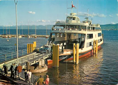 Romanshorn – Barco automotor — E. Baumann, 8406 Winterthur