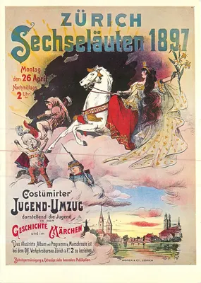 Zurich — Sechseläuten 1897 — Hofer & C°, Zürich
