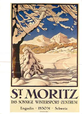 St. Moritz — centro sportivo invernale soleggiato — Lips & Co. Bern